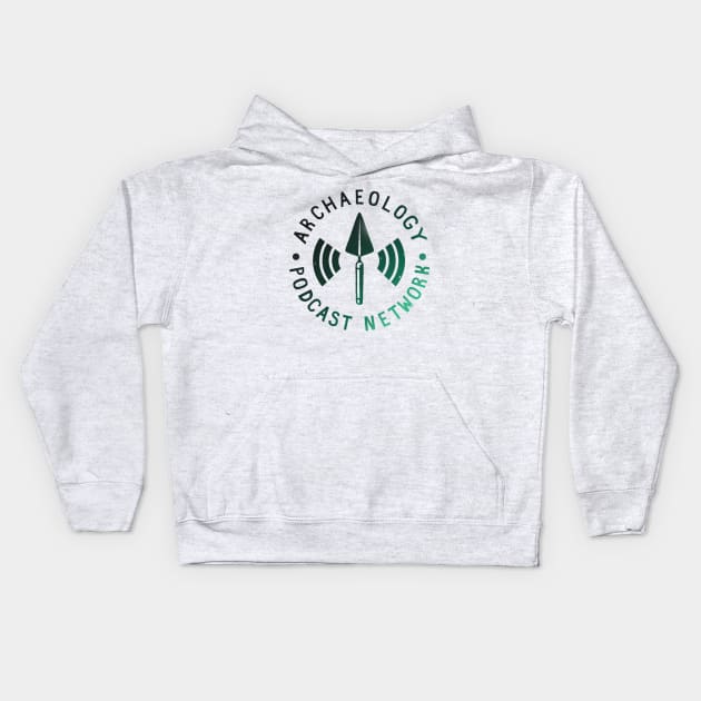 APN Galaxy: Aquamarine Kids Hoodie by Archaeology Podcast Network